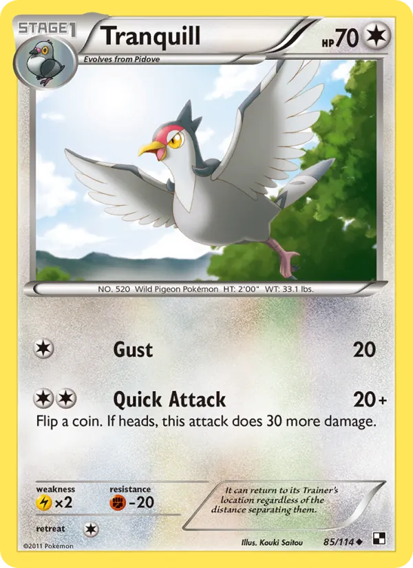 85 Tranquill – Black & White