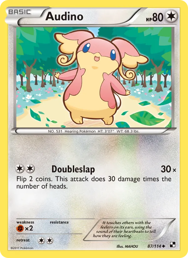 87 Audino – Black & White