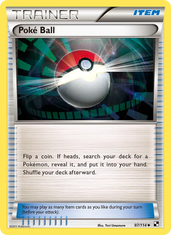 97 Poké Ball – Black & White