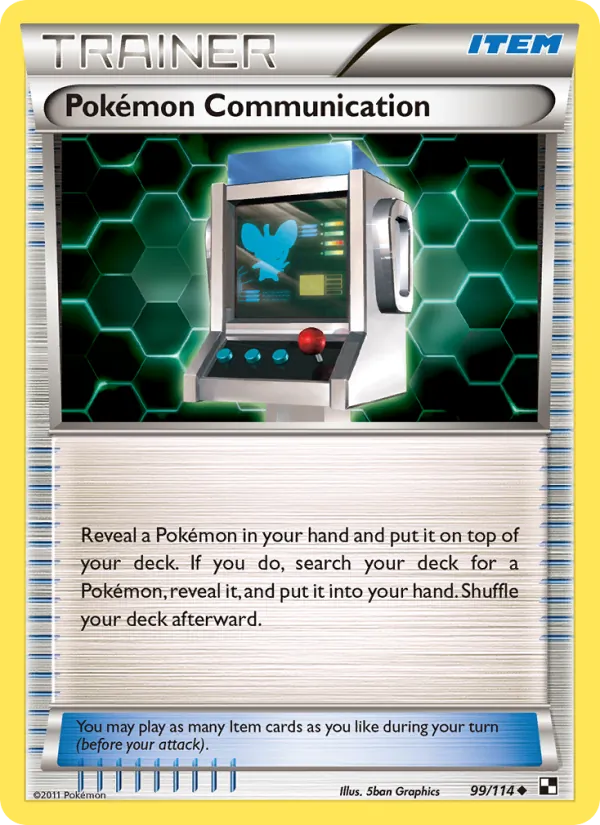 99 Pokémon Communication – Black & White