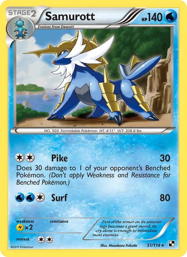 31-RH Samurott – Black & White