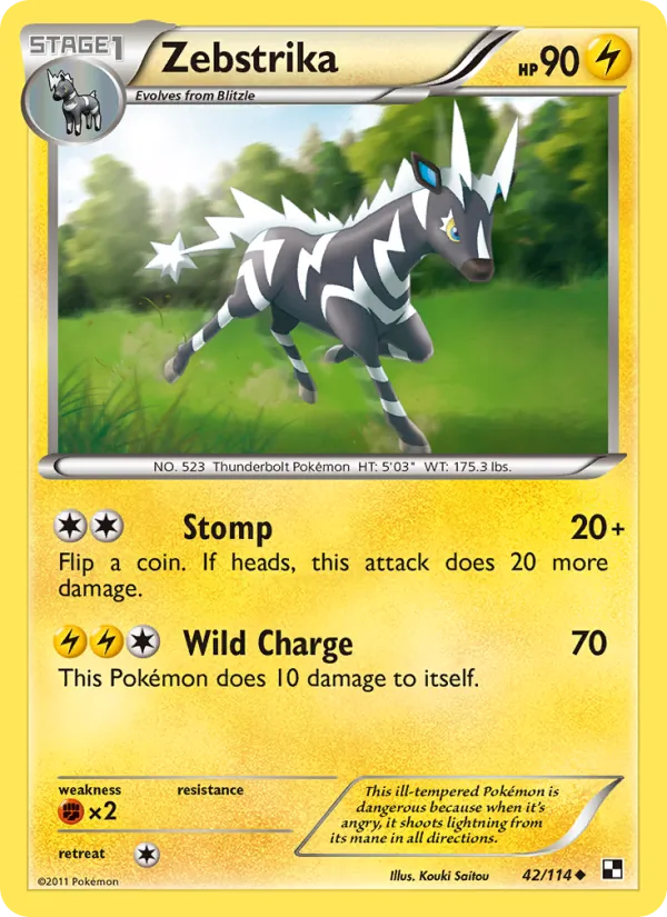 42-RH Zebstrika – Black & White