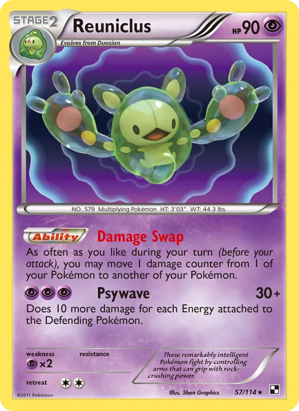57-RH Reuniclus – Black & White