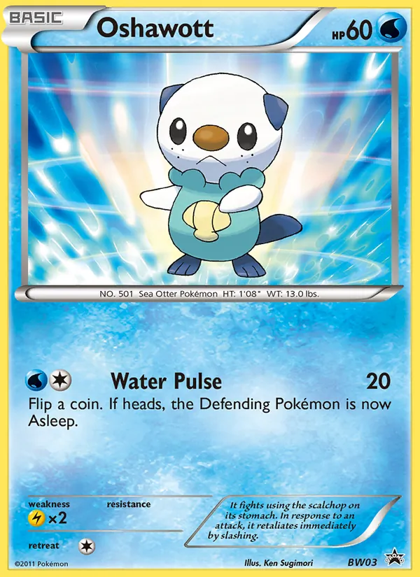 BW03 Oshawott – BW Black Star Promos