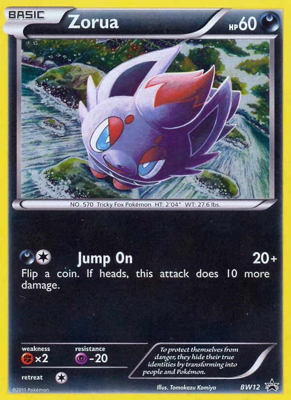 BW12 Zorua – BW Black Star Promos