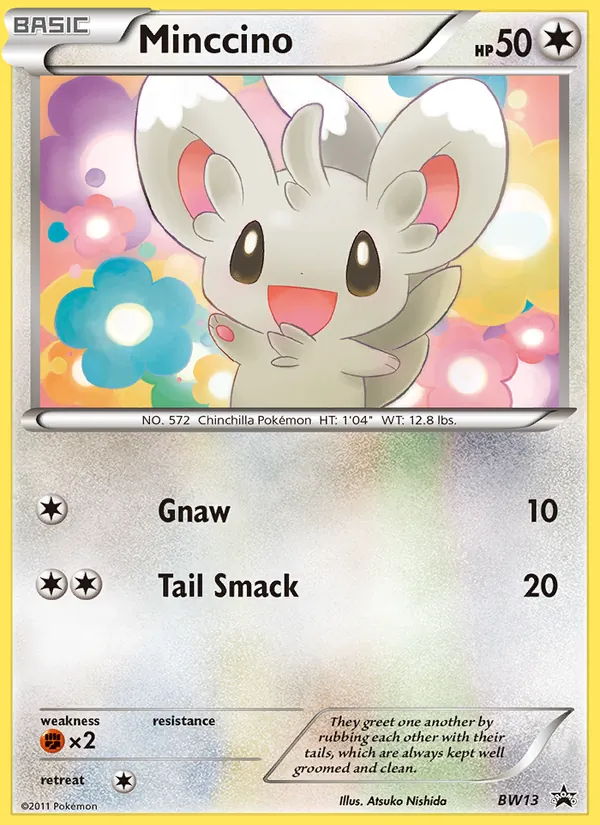 BW13 Minccino – BW Black Star Promos