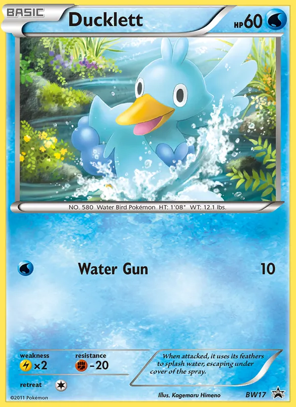 BW17 Ducklett – BW Black Star Promos