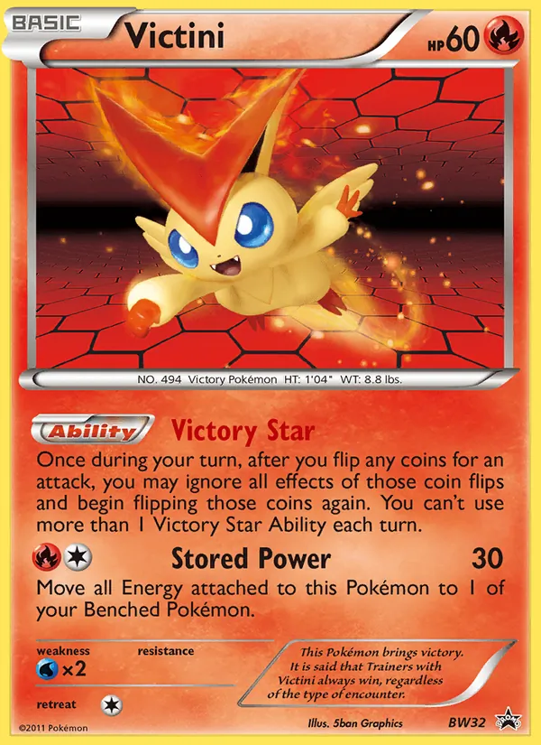 BW32 Victini – BW Black Star Promos