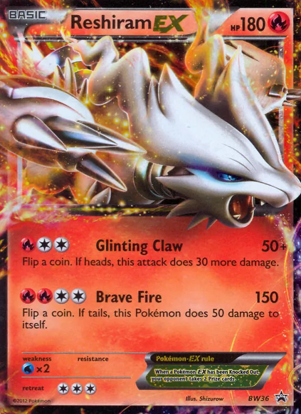 BW36 Reshiram-EX – BW Black Star Promos