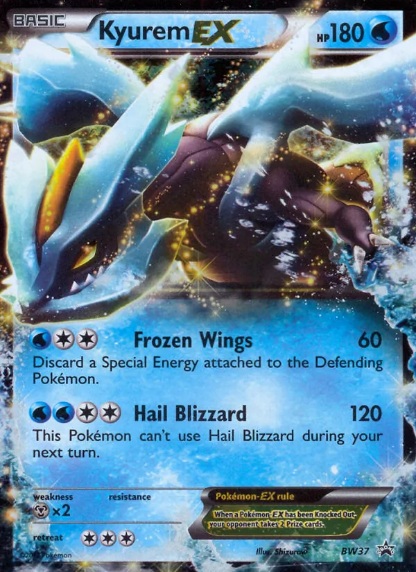BW37 Kyurem-EX – BW Black Star Promos
