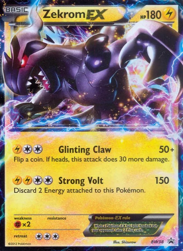 BW38 Zekrom-EX – BW Black Star Promos