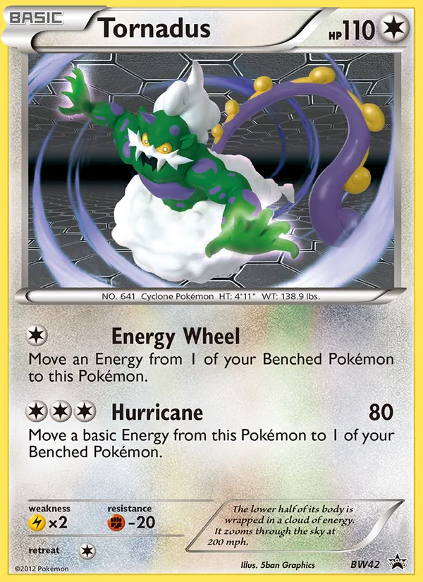 BW42 Tornadus – BW Black Star Promos