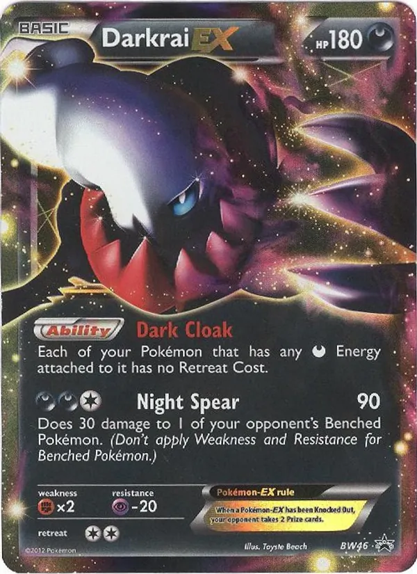 BW46 Darkrai-EX – BW Black Star Promos