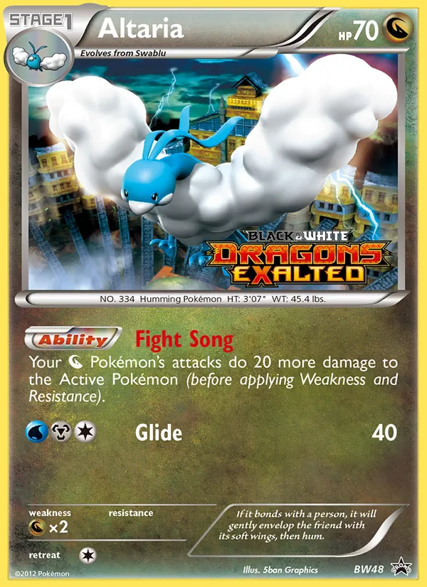 BW48 Altaria – BW Black Star Promos