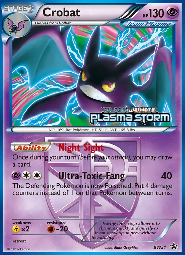 BW51 Crobat – BW Black Star Promos