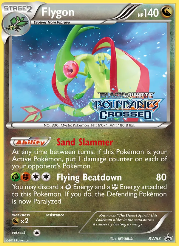 BW53 Flygon – BW Black Star Promos