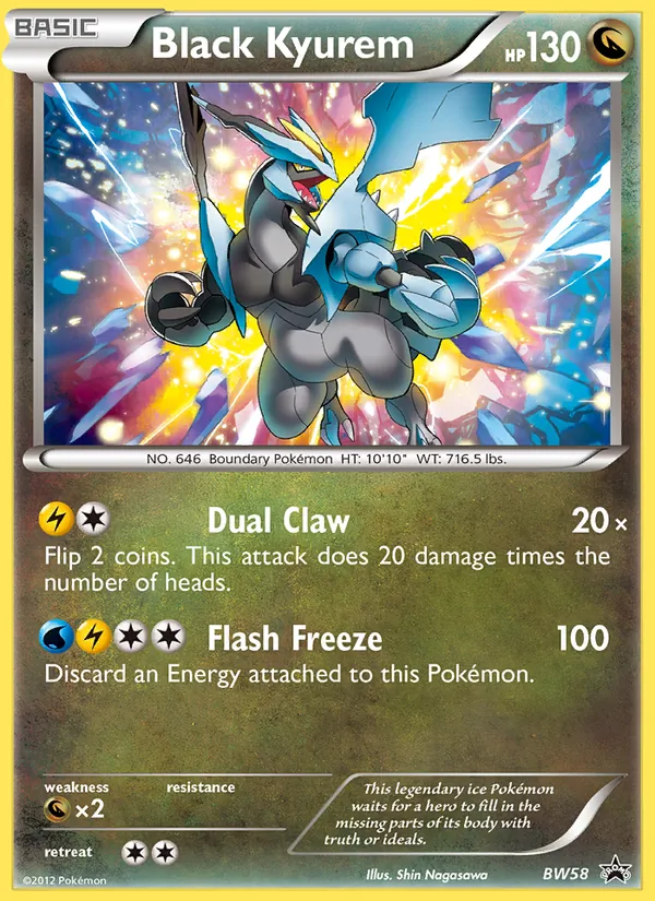 BW58 Black Kyurem – BW Black Star Promos