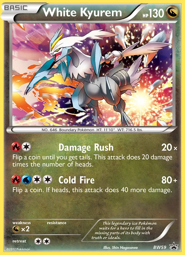 BW59 White Kyurem – BW Black Star Promos
