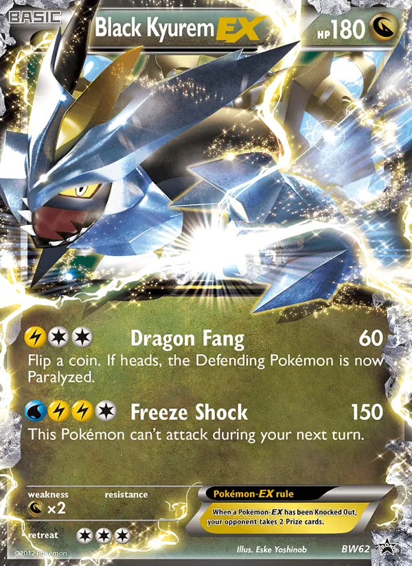BW62 Black Kyurem-EX – BW Black Star Promos