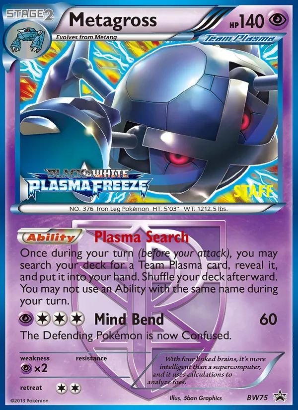 BW75 Metagross – BW Black Star Promos