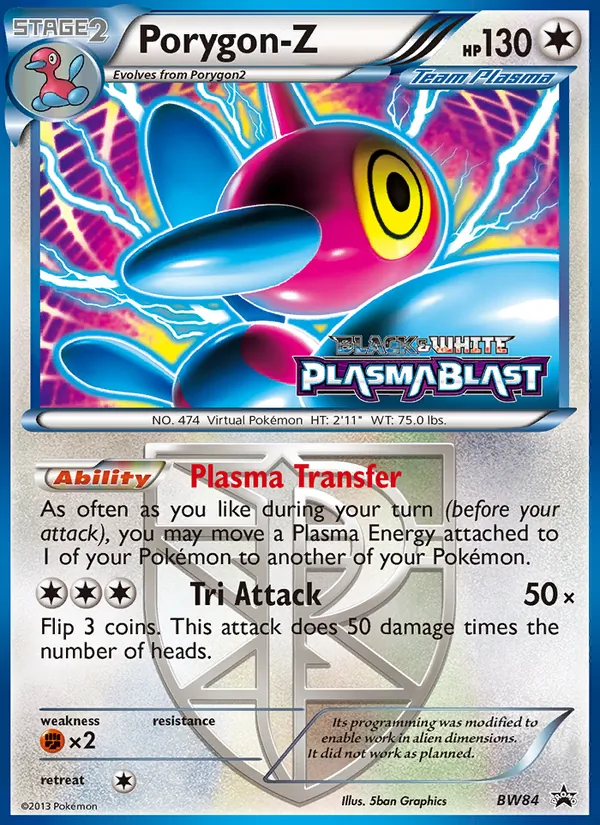 BW84 Porygon-Z – BW Black Star Promos