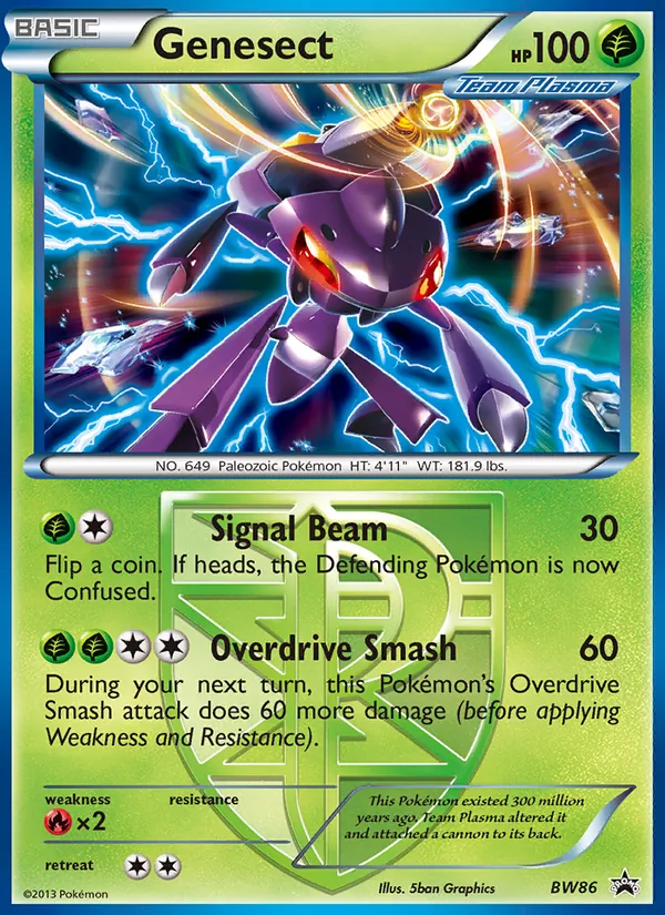 BW86 Genesect – BW Black Star Promos