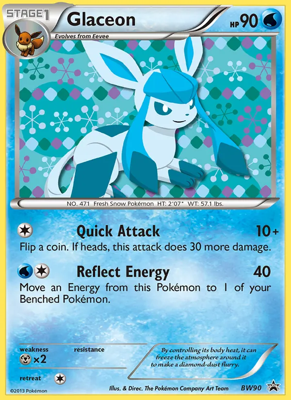 BW90 Glaceon – BW Black Star Promos