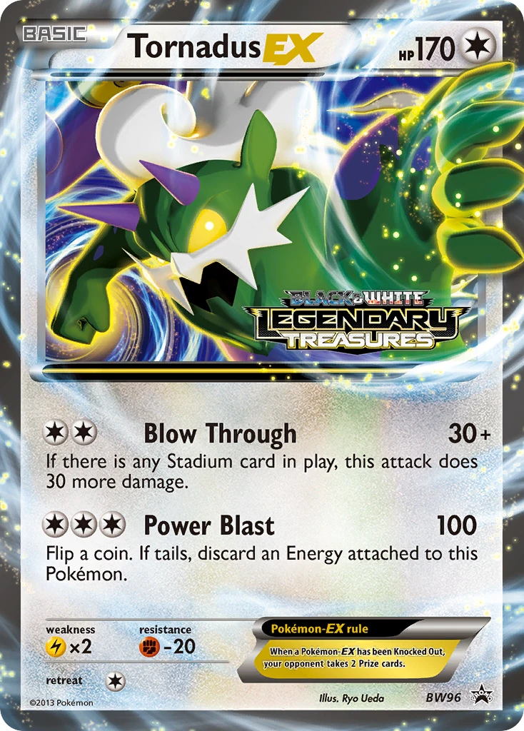 BW96 Tornadus-EX – BW Black Star Promos