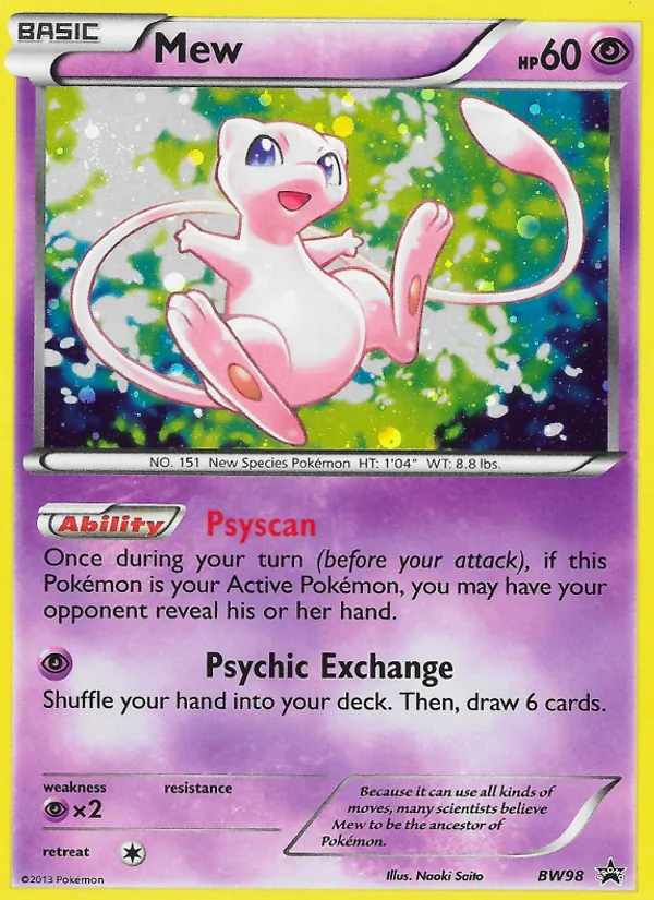 BW98 Mew – BW Black Star Promos