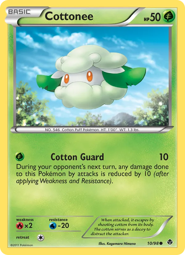 10 Cottonee – Emerging Powers