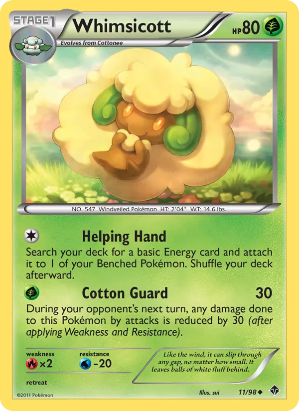 11 Whimsicott – Emerging Powers