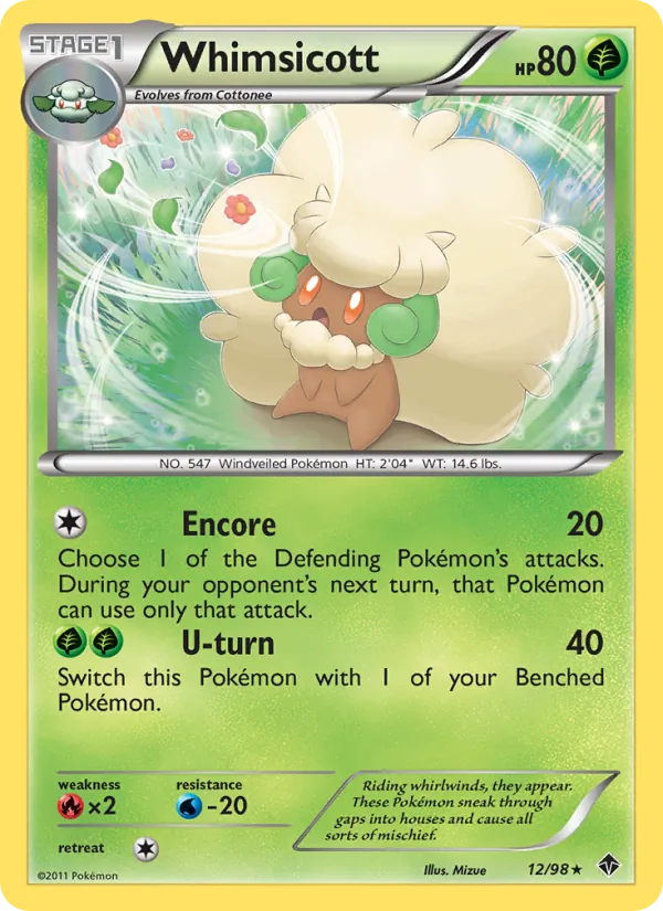 12 Whimsicott – Emerging Powers