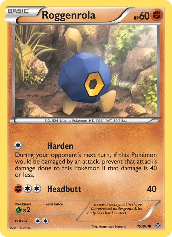 49 Roggenrola – Emerging Powers