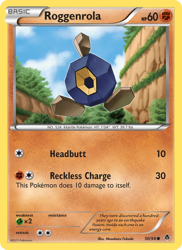 50 Roggenrola – Emerging Powers