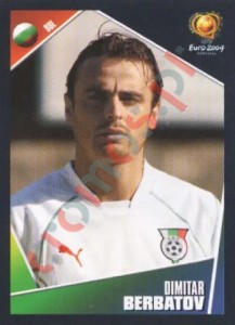214 Dimitar Berbatov – UEFA Euro Portugal 2004 Panini