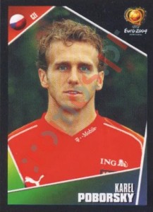283 Karel Poborsky – UEFA Euro Portugal 2004 Panini