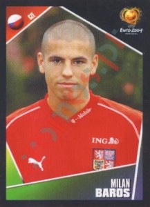 292 Milan Baros – UEFA Euro Portugal 2004 Panini