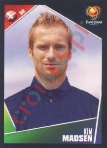 246 Kim Madsen – UEFA Euro Portugal 2004 Panini