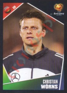 299 Christian Wörns – UEFA Euro Portugal 2004 Panini