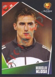 314 Miroslav Klose – UEFA Euro Portugal 2004 Panini