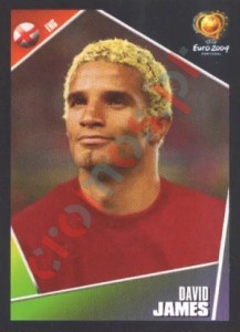 117 David James – UEFA Euro Portugal 2004 Panini