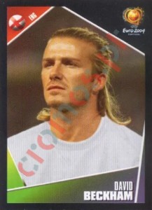 124 David Beckham – UEFA Euro Portugal 2004 Panini