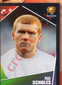 125 Paul Scholes – UEFA Euro Portugal 2004 Panini