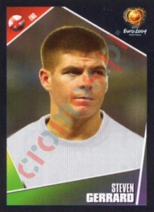 126 Steven Gerrard – UEFA Euro Portugal 2004 Panini
