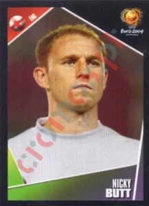 127 Nicky Butt – UEFA Euro Portugal 2004 Panini