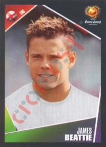 133 James Beattie – UEFA Euro Portugal 2004 Panini