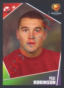 134 Paul Robinson – UEFA Euro Portugal 2004 Panini