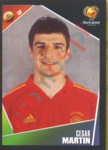 75 Cesar Martin – UEFA Euro Portugal 2004 Panini