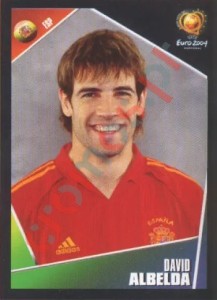 78 David Albelda – UEFA Euro Portugal 2004 Panini