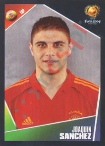 81 Joaquin Sanchez – UEFA Euro Portugal 2004 Panini